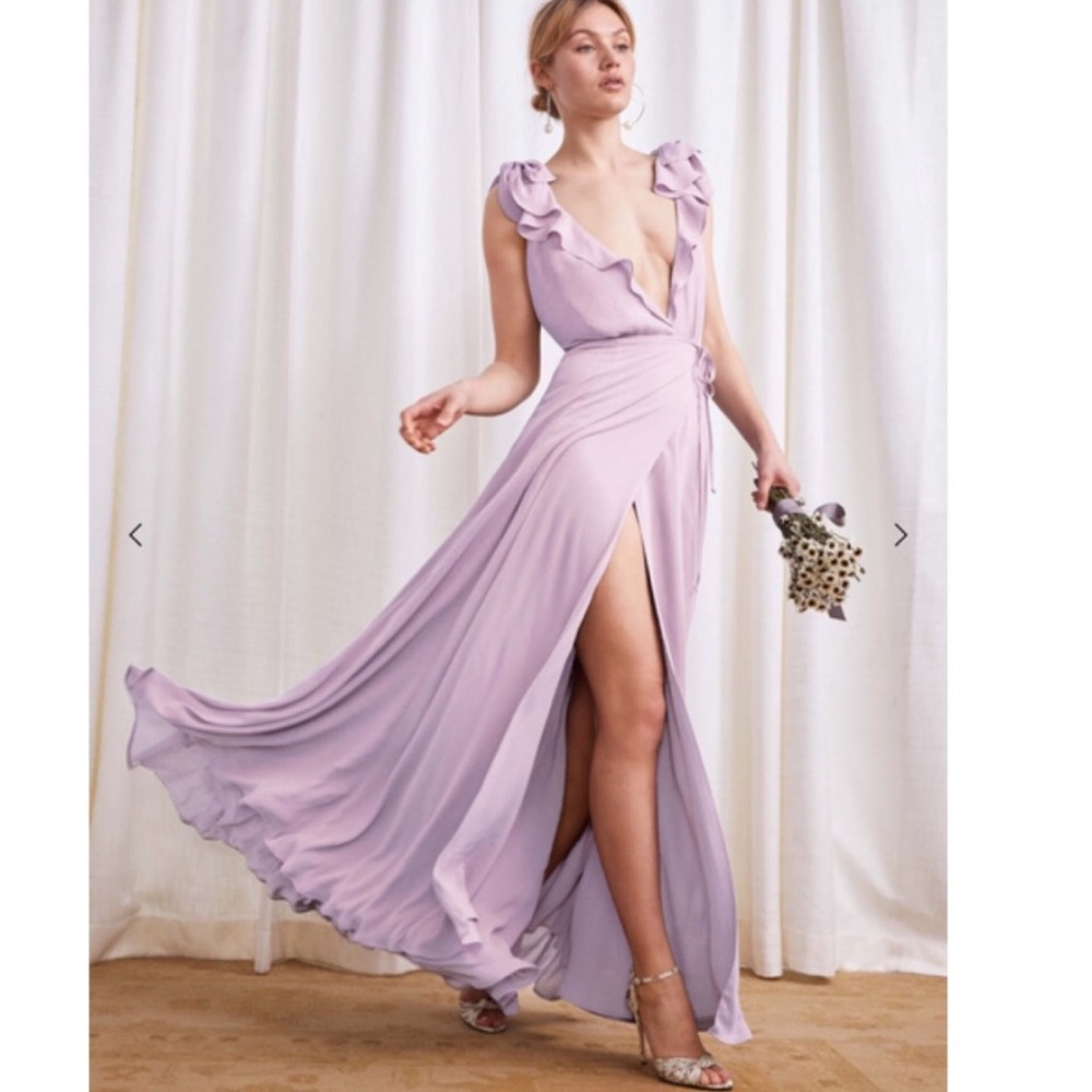 Peppermint Reformation Lilac Dress